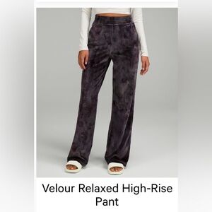 Lululemon Velour High Rise Pants